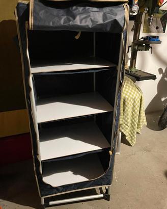 Armadio in tessuto da campeggio