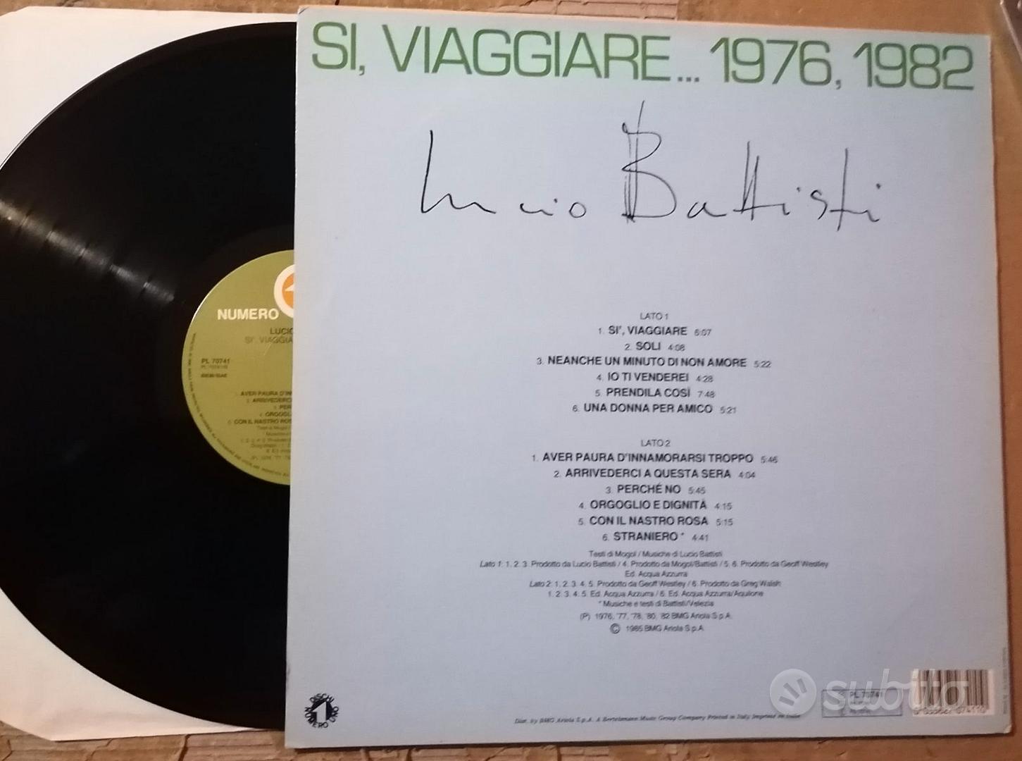 VINILE Lucio Battisti Si Viaggiare… 1976, 1982 (Vinile Verde) – Firefly  Audio