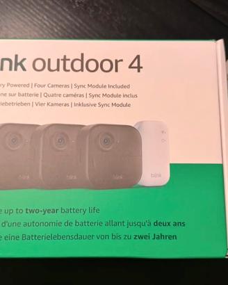 Blink Outdoor 4 piu kit Videocamera Doorbell