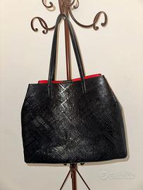 Borsa tote Love Moschino + Pochette Nera e Rossa