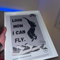 Quadro Nike X travis scott 30x40