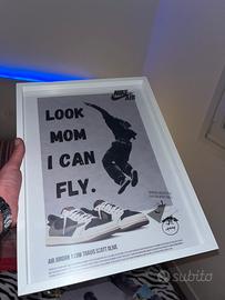 Quadro Nike X travis scott 30x40