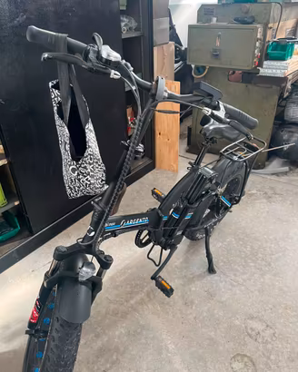 Bicicletta elettrica argento bi max