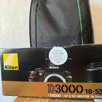 Nikon D 3000 -flash andoer - zaino impermeabile
