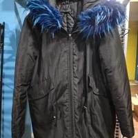 giaccone donna Please con cappuccio taglia S