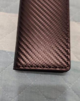 Porta carte di credito carbon look