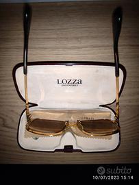 Montatura occhiali Lozza in metallo oro 12k