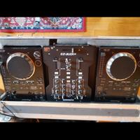 consolle dj ,coppia cdjpioneer 350 + xone23