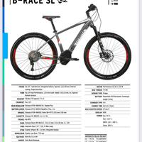 Mtb elettrica Whistle B-Race SL front tg. L Bosh
