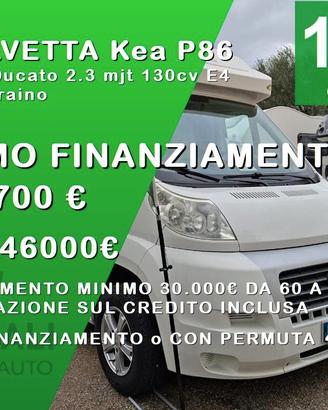 CAMPER MOBILVETTA DUCATO SEMINTEGRALE SEMIDINETTE 