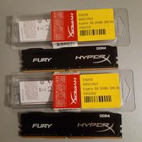 Kingston  fury ddr4 ram 16gb 2x8 2666mhz