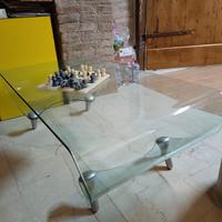tavolino in vetro 