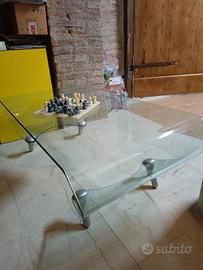 tavolino in vetro 