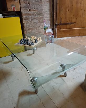 tavolino in vetro 