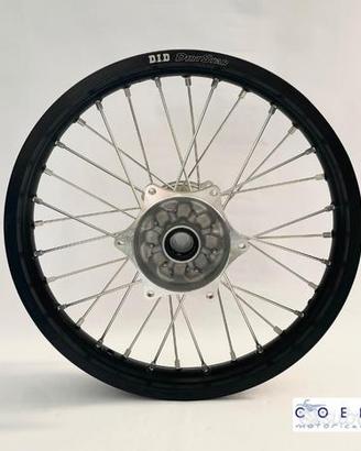 Ruota posteriore honda crf enduro cerchio did nero