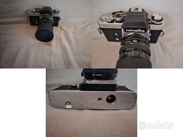 Fotocamere vintage Pentax Super A + Minolta XE