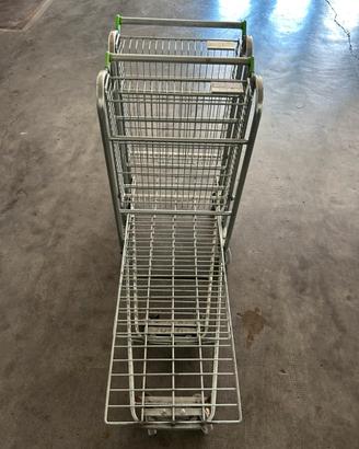 Carrelli acciaio inox, quattro ruote