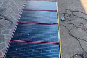 kit fotovoltaico portatile dokio 300w flessibili 