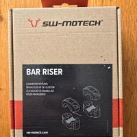 riser per manubrio moto, marca sw-motech 20mm