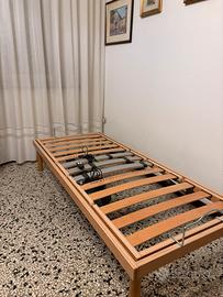Letto elettrico singolo con rete motorizzata