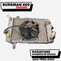 RADIATORE COMPLETO DI VENTOLA-BURGMAN 400