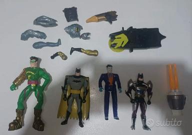 Lot 4 vintage figure Batman Riddler Kenner Hasbro