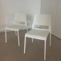 2 Sedie IKEA TEODORES bianche – Come nuove!