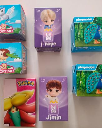 Personaggi McDonald's Pokemon Playmobil 