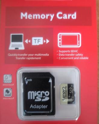 Scheda di memoria MicroSD LENOVO 512 GB