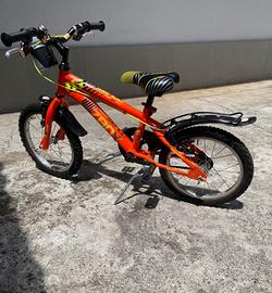 BICI BAMBINO 16" MOUNTAIN BIKE ARANCIO
