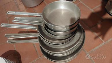 Batteria pentole alluminio uso professionale