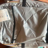 Borsa zaino kway Laon grigio ghiaccio nuova