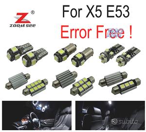 KIT 20 LAMPADE LED INTERNE BMW X5 E53 2000-2006