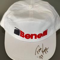 Cappellino Benelli autografato da Tom Knapp