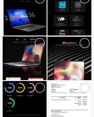 Notebook CHUWI modello CoreBook X