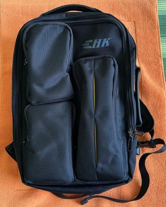 Zaino viaggio lavoro Heroic Knight nero/giallo
