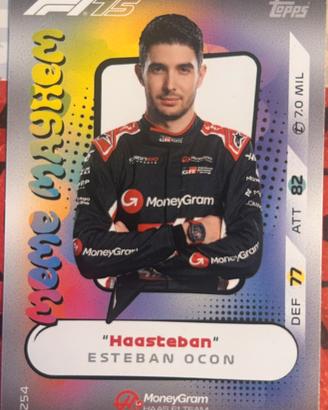 ESTEBAN OCON Meme Mayhem Topps 2025 Turbo Attax
