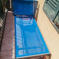 Lettino mare in alluminio