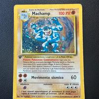 Machamp 8/102 1 edizione set base holo pokemon ita