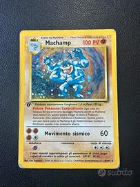 Machamp 8/102 1 edizione set base holo pokemon ita
