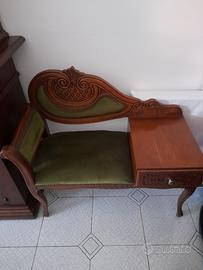 divanetto vintage porta telefono 