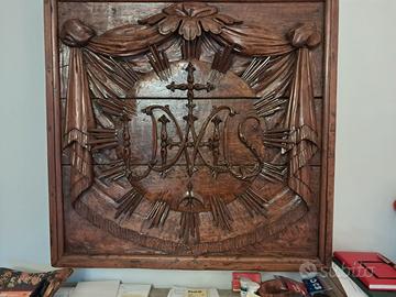 Quadro intagliato in legno