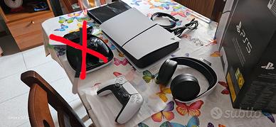 ps5 slim digital edition piu cuffie Sony pulse 3d 