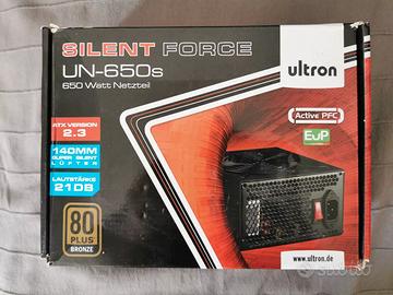 Alimentatore Ultron UN-650S Silent Force 21 DB