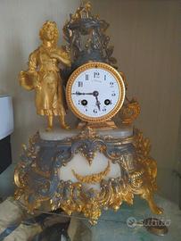 Orologi antichi bronzo e marmo 1800/1900 