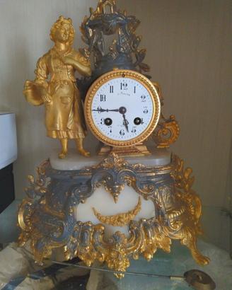 Orologi antichi bronzo e marmo 1800/1900 