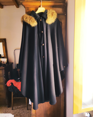 Mantella tirolese lana e alpaca anni 70-80