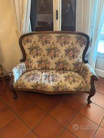 Divanetto antico stile Luigi Filippo