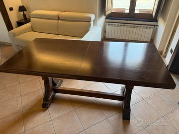 Tavolo allungabile arte povera