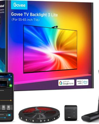 Govee LED TV Retroilluminazione 3 Lite con Correzi